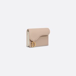 DIOR Saddle Bloom Card Holder