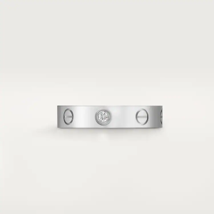 CARTIER LOVE WEDDING BAND, 1 DIAMOND