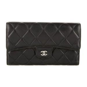 Lambskin Trifold Wallet