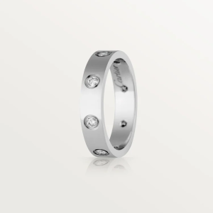 CARTIER LOVE WEDDING BAND, 8 DIAMONDS