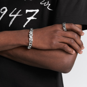 DIOR Italic Chain Link Bracelet