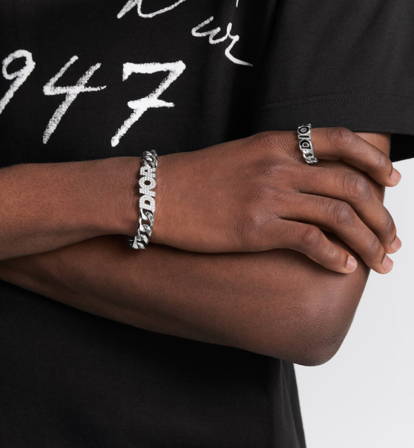 DIOR Italic Chain Link Bracelet