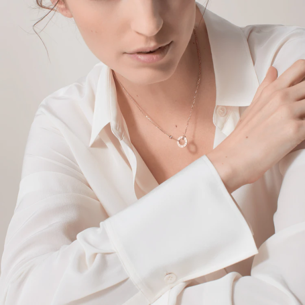CARTIER LOVE NECKLACE, 2 DIAMONDS