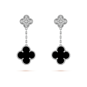Van Cleef & Arpels Magic Alhambra earrings, 2 motifs
