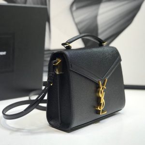 YSL Cassandra Mini Top Handle Bag In Box Saint Laurent Leather