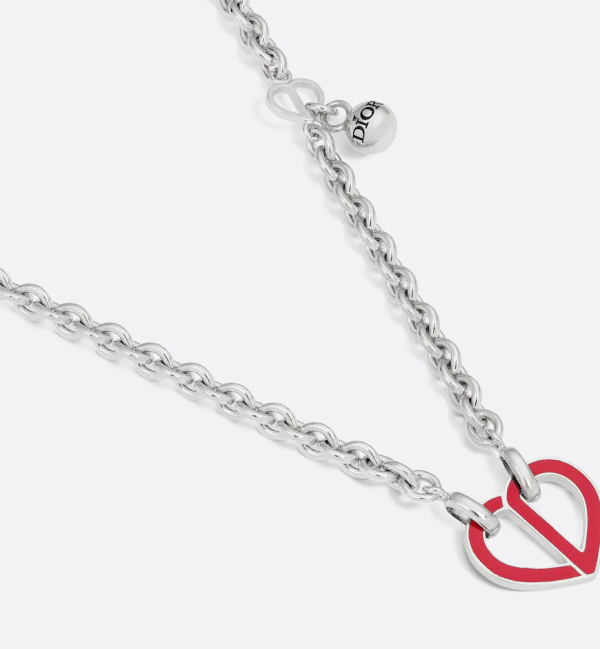 DIOR CD Heart Necklace