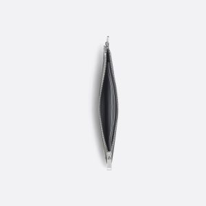 DIOR A5 Pouch Gray Diamond Canvas