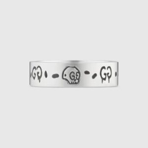 GUCCI GHOST RING IN SILVeR