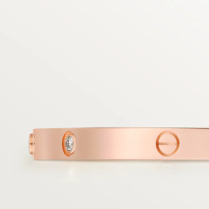 CARTIER LOVE BRACELET, SMALL MODEL, 6 DIAMONDS