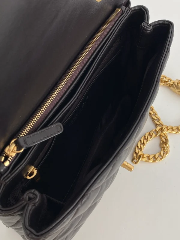 Chanel Small Flap Bag Black For Women, Women's Bags 8.7in/22cm