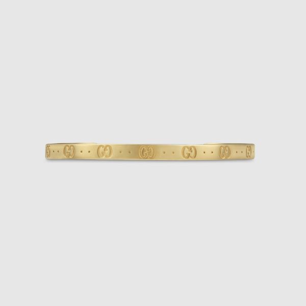 GUCCI ICON BRACELET IN YELLOW GOLD