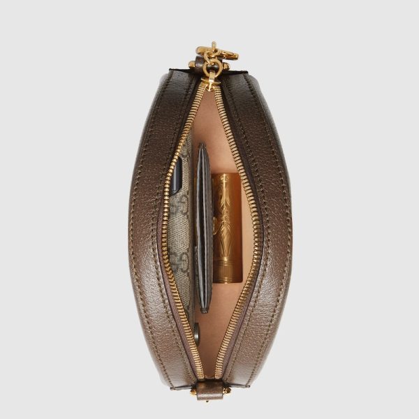 GUCCI OPHIDIA  MINI ROUND SHOULDER BAG