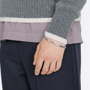 DIOR CD Icon Thin Chain Link Bracelet