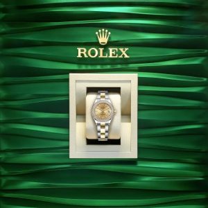 Rolex Lady-Datejust 28, Oystersteel and 18k Yellow Gold, Ref# 279383RBR-0002