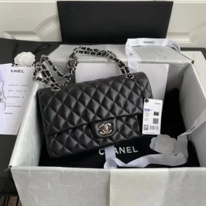 Chanel Pantent Leather Class-Flap Bag A01112