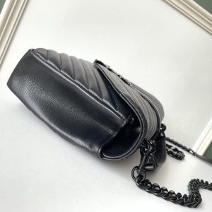YSL College Medium Quilted Leather Bag