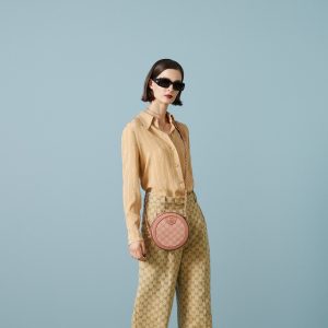 GUCCI OPHIDIA  MINI ROUND SHOULDER BAG