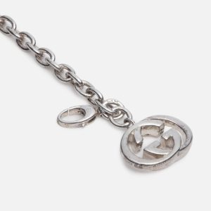 GUCCI INTERLOCKING SILVeR BRACELET