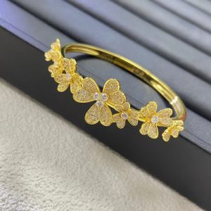 Van Cleef & Arpels Frivole bracelet, 7 flowers, medium model