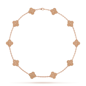 Van Cleef & Arpels Vintage Alhambra necklace, 10 motifs