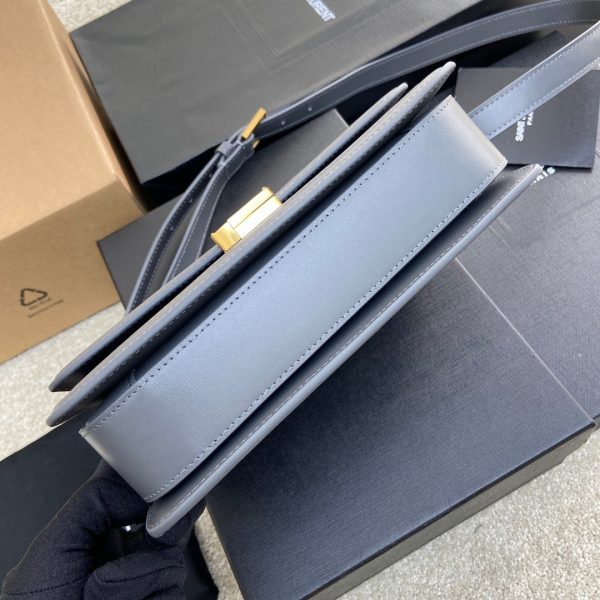 YSL Solferino Medium Satchel In Box Leather