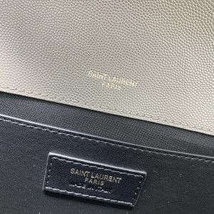 YSL  Envelope Medium Bag In Mix Matelasse Grain  De Poudre Embossed Leather