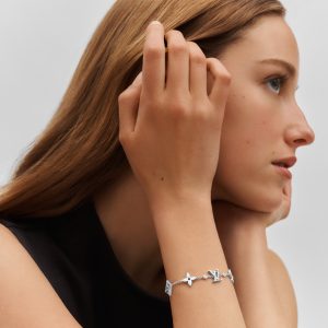 Louis Vuitton IDYLLE BLOSSOM MONOGRAM BRACELET, WHITE GOLD AND DIAMONDS