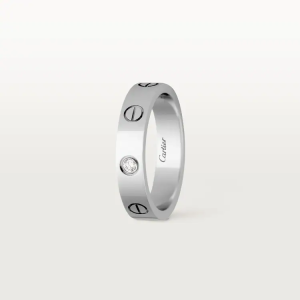 CARTIER LOVE WEDDING BAND, 1 DIAMOND