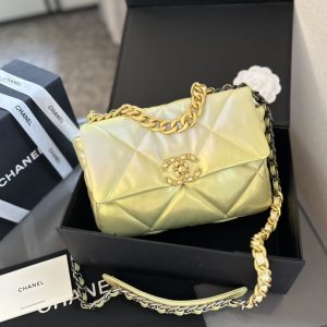 CLASSIC FLAP Small Medium Bag Silver Gold Reverse Hardw