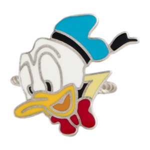 GUCCI Enamel Donald Duck Cocktail Ring