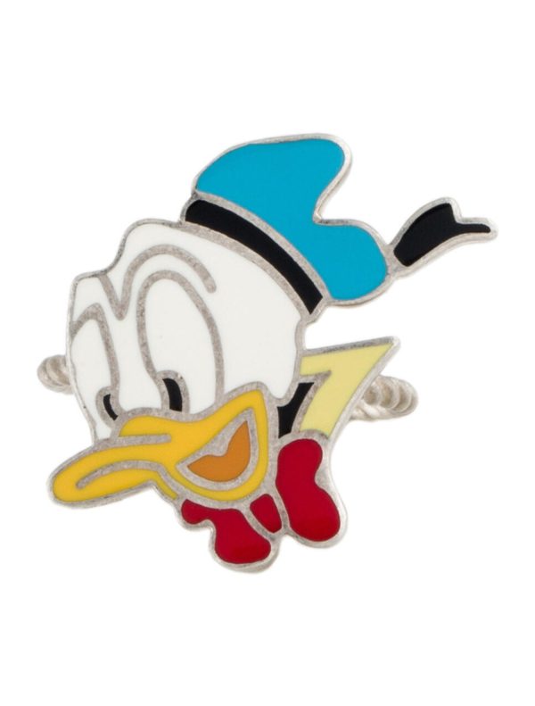 GUCCI Enamel Donald Duck Cocktail Ring