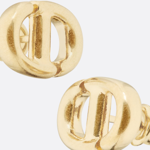 DIOR CD Navy Stud Earrings
