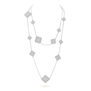 Van Cleef & Arpels Magic Alhambra long necklace, 16 motifs