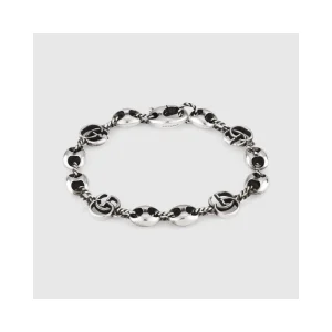 GUCCI unisex chain and double G bracelet