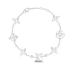 Louis Vuitton IDYLLE BLOSSOM MONOGRAM BRACELET, WHITE GOLD AND DIAMONDS
