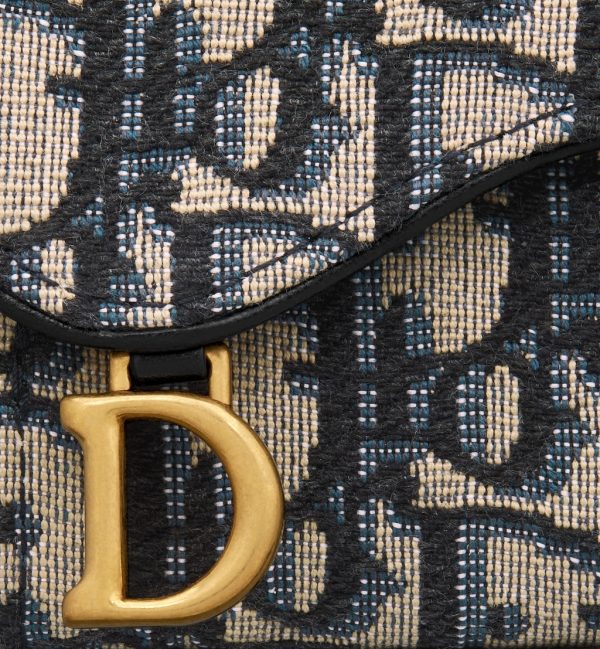 DIOR Saddle Lotus Wallet