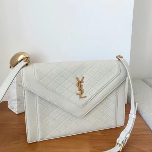 YSL Gaby Satchel Bag in Quilted Lambskin