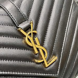 YSL College Medium Quilted leather Bag