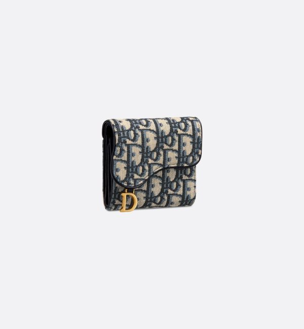 DIOR Saddle Lotus Wallet