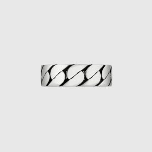GUCCI WIDE INTERLOCKING RING