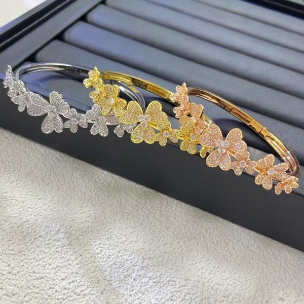 Van Cleef & Arpels Frivole bracelet, 7 flowers, medium model
