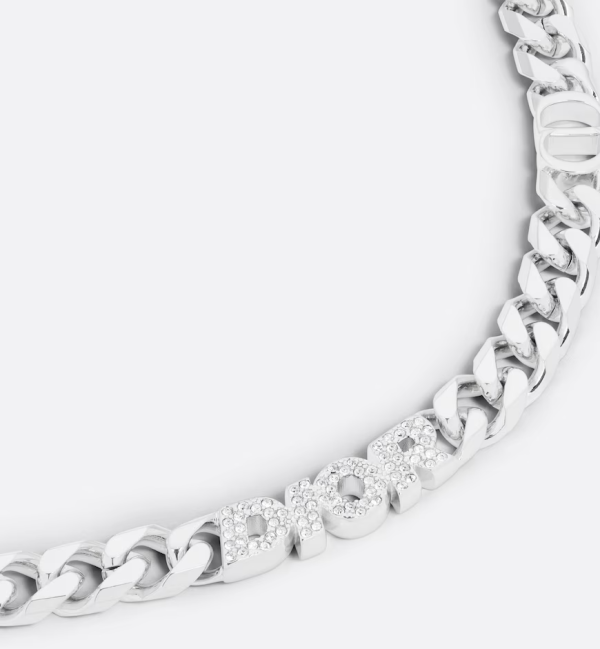 DIOR Italic Chain Link Necklace