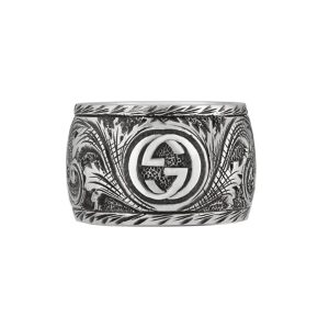 GUCCI Small Feline Head Sterling SiLVer Ring