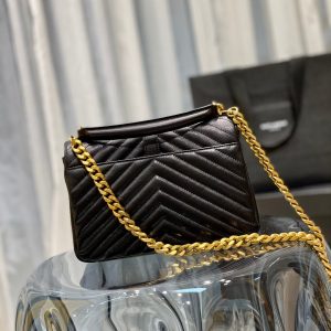 YSL College Medium Quilted leather Bag