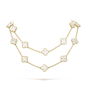 Van Cleef & Arpels Vintage Alhambra long necklace, 20 motifs