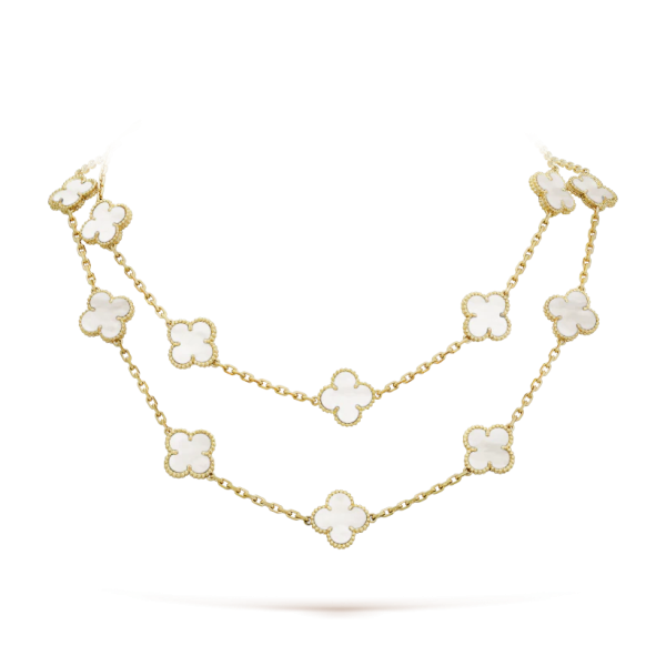 Van Cleef & Arpels Vintage Alhambra long necklace, 20 motifs