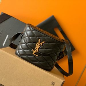 YSL JUNE BOX BAG IN QUILTED LAMBSKIN