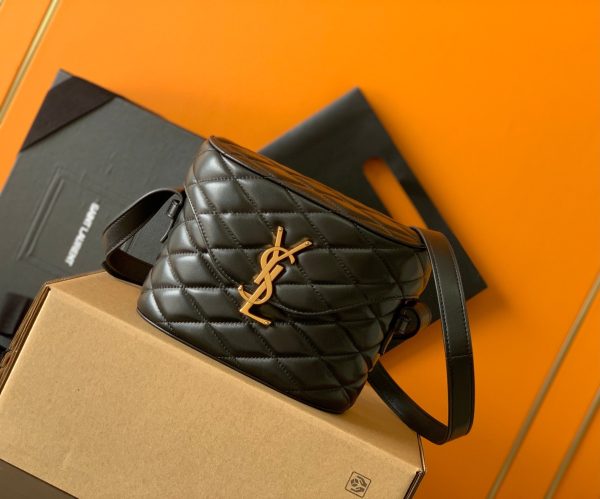 YSL JUNE BOX BAG IN QUILTED LAMBSKIN