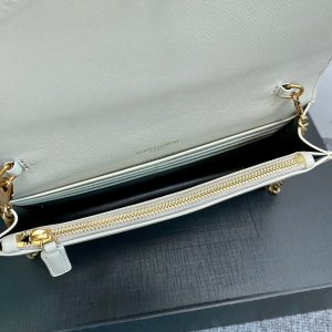 YSL Cassandre Envelope Chain Wallet In Smooth Leather