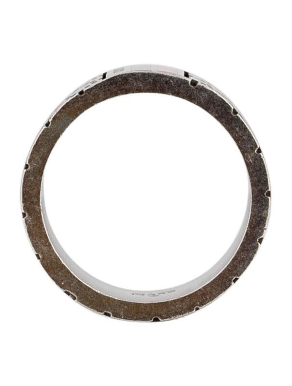 GUCCI Enamel Wide Diamantissima Ring